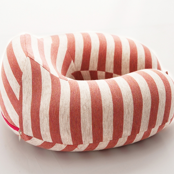 91家纺网 家纺一手货源 找家纺 伟邦枕芯芯条纹竹炭  U枕芯