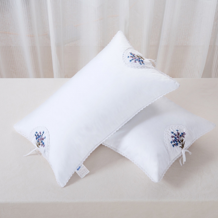 91家纺网 家纺一手货源 找家纺 伟邦枕芯芯  刺绣韩版薰衣草枕芯