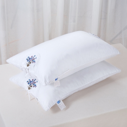 91家纺网 家纺一手货源 找家纺 伟邦枕芯芯  刺绣韩版薰衣草枕芯