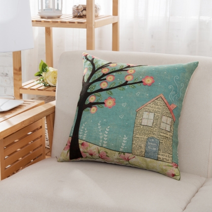 91家纺网 家纺一手货源 找家纺 伟邦枕芯芯 全棉系列棉麻靠垫