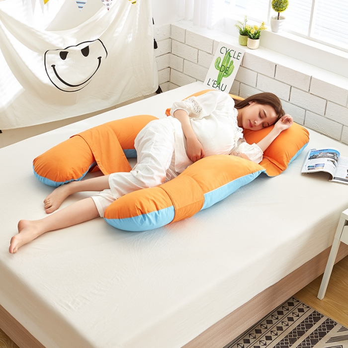 91家纺网 家纺一手货源 找家纺 （总）伟邦枕芯芯家纺  多功能可脱卸孕妇枕芯 80*140