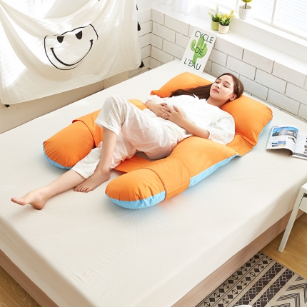 91家纺网 家纺一手货源 找家纺 （总）伟邦枕芯芯家纺  多功能可脱卸孕妇枕芯 80*140