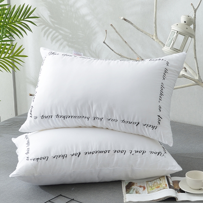 91家纺网 家纺一手货源 找家纺 伟邦枕芯芯家纺 2018新款情人耳语羽丝绒枕芯