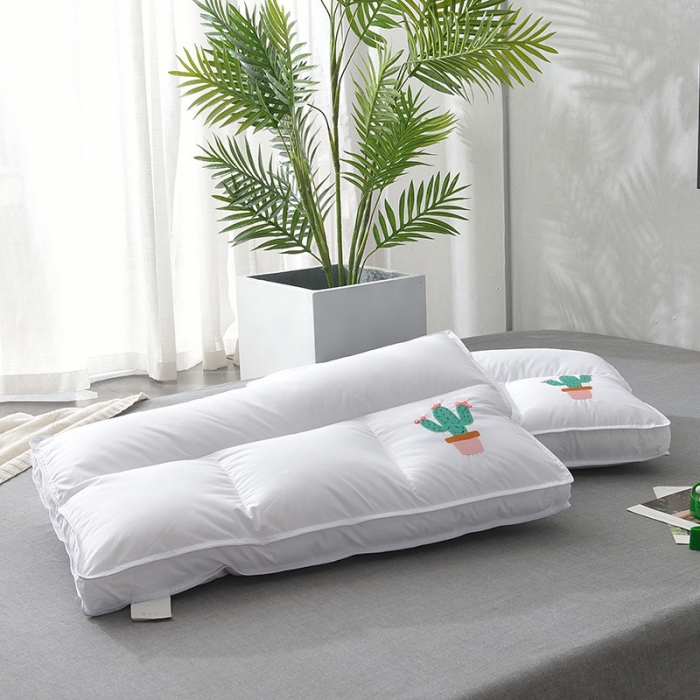 91家纺网 家纺一手货源 找家纺 （总）伟邦枕芯芯 2019新款&#8302;仙人掌四分区魔方枕芯