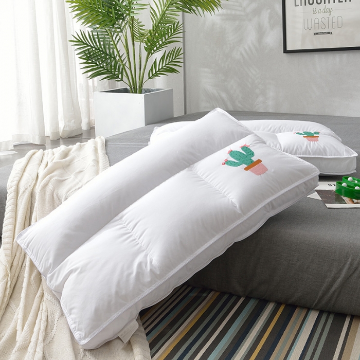 91家纺网 家纺一手货源 找家纺 （总）伟邦枕芯芯 2019新款&#8302;仙人掌四分区魔方枕芯