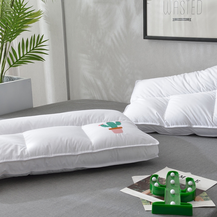 91家纺网 家纺一手货源 找家纺 （总）伟邦枕芯芯 2019新款&#8302;仙人掌四分区魔方枕芯