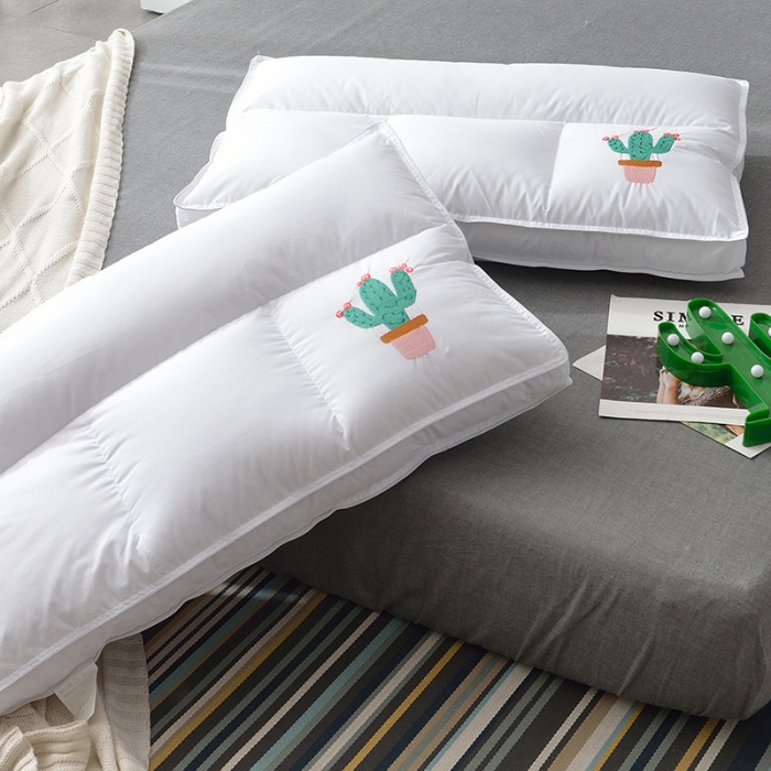 91家纺网 家纺一手货源 找家纺 （总）伟邦枕芯芯 2019新款&#8302;仙人掌四分区魔方枕芯