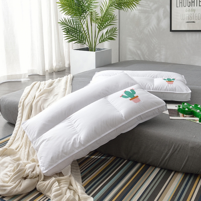 91家纺网 家纺一手货源 找家纺 （总）伟邦枕芯芯 2019新款&#8302;仙人掌四分区魔方枕芯