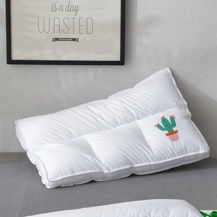 91家纺网 家纺一手货源 找家纺 （总）伟邦枕芯芯 2019新款&#8302;仙人掌四分区魔方枕芯