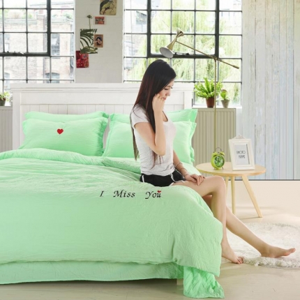 91家纺网 家纺一手货源 找家纺 （总）睡美美家纺 2025新款水洗棉四件套床单款