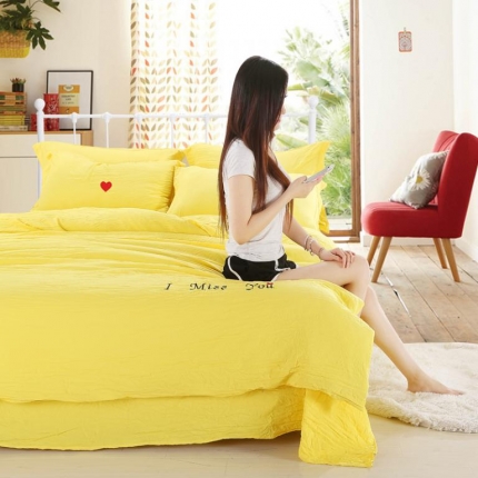 91家纺网 家纺一手货源 找家纺 （总）睡美美家纺 2025新款水洗棉四件套床单款