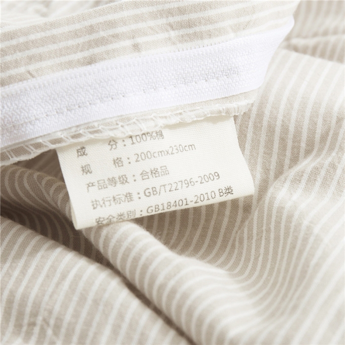 91家纺网 家纺一手货源 找家纺 瑞驰家纺 全棉水洗棉四件套床单款 素麻条