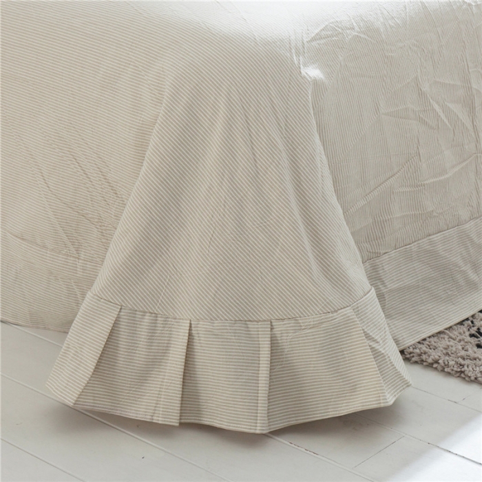 91家纺网 家纺一手货源 找家纺 瑞驰家纺 全棉水洗棉四件套床单款 素麻条