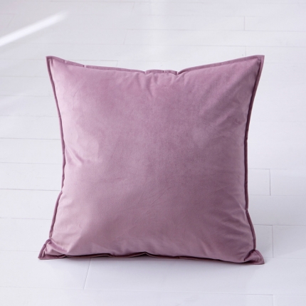 王牌家纺 2022新款荷兰绒抱枕纯色系 琉璃紫