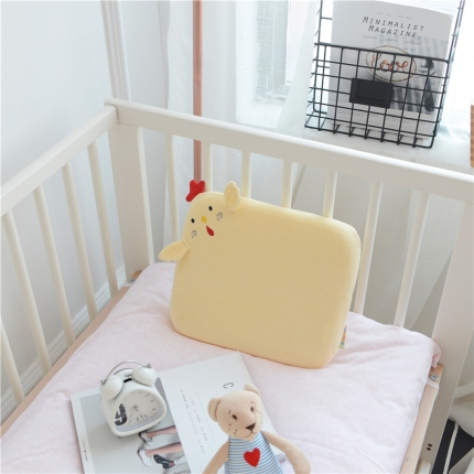 小马达 乳胶系列-婴儿乳胶枕2 黄色幼儿园儿童