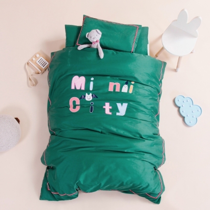 小马达 2019新款学院迷你系列婴童三件套 绿色