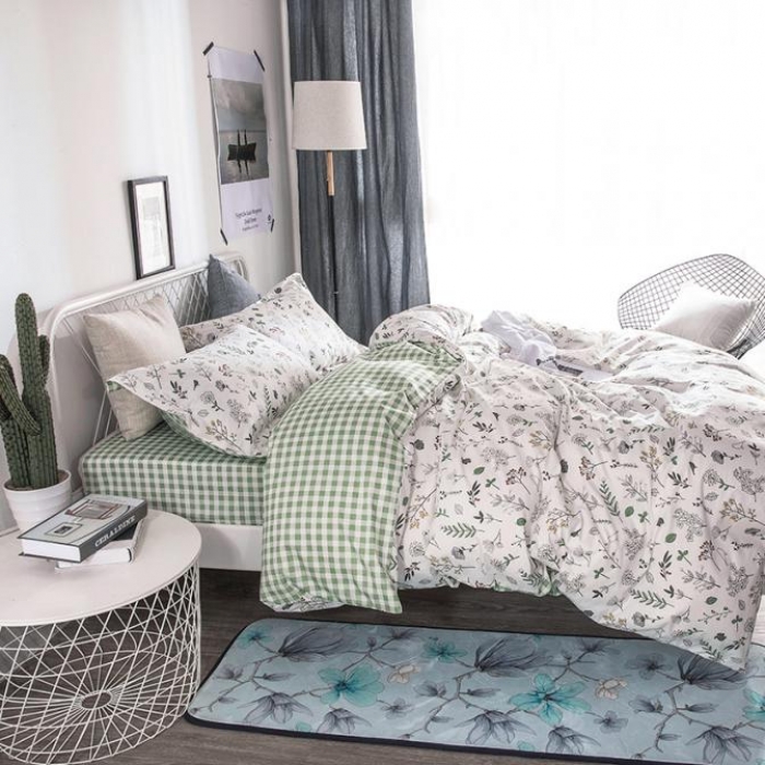 91家纺网 家纺一手货源 找家纺 （总）时年家纺 2018新款全棉四件套床单款