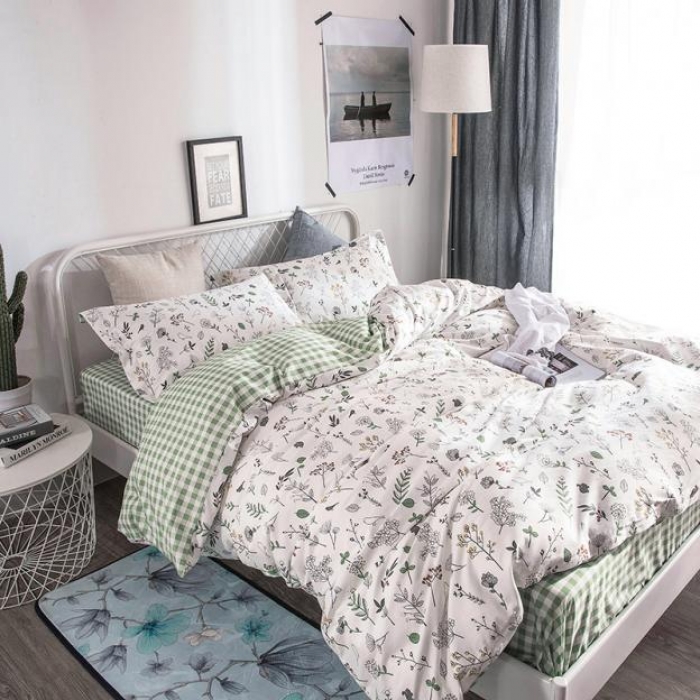 91家纺网 家纺一手货源 找家纺 （总）时年家纺 2018新款全棉四件套床单款