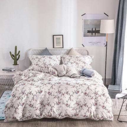 91家纺网 家纺一手货源 找家纺 （总）时年家纺 2018新款全棉四件套床单款