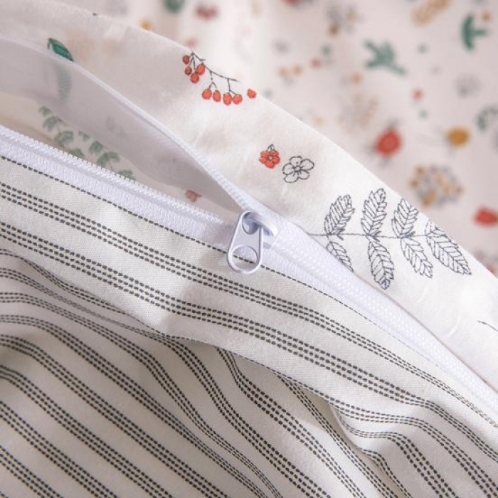 91家纺网 家纺一手货源 找家纺 时年家纺 2018新款全棉四件套床单款花花世界