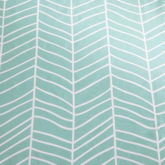 91家纺网 家纺一手货源 找家纺 时年家纺 2018新款全棉四件套床单款简绿青叶