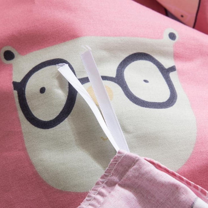 91家纺网 家纺一手货源 找家纺 时年家纺 2018新款全棉四件套床单款童趣乐园