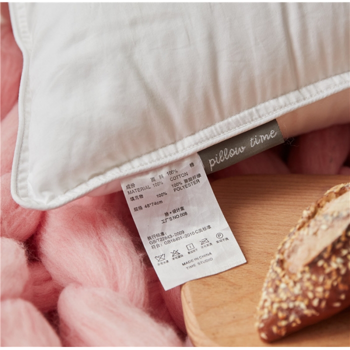 91家纺网 家纺一手货源 找家纺 时年家纺 单边绣花枕芯一只48*74cm 爱心