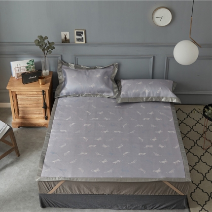 91家纺网 家纺一手货源 找家纺 （总）时年家纺 2018新款冰露丝养生席提花欧式系列