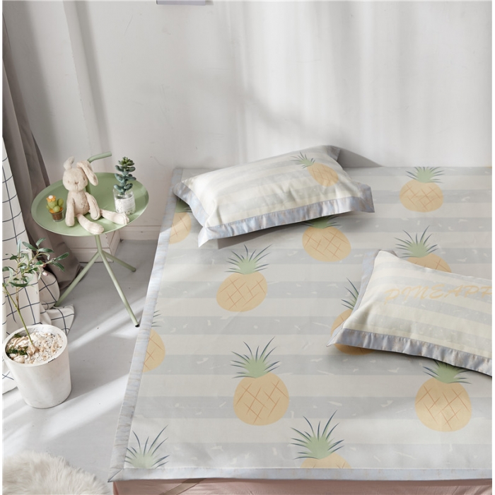 91家纺网 家纺一手货源 找家纺 （总）时年家纺 2018新款冰露丝养生席印花卡通系列