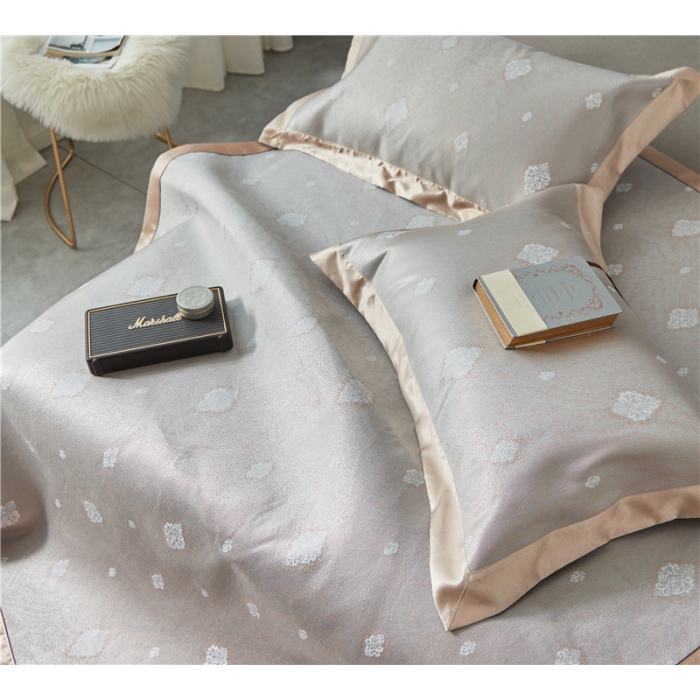 91家纺网 家纺一手货源 找家纺 时年家纺 2018新款冰露丝养生席提花欧式系列 贵族-金