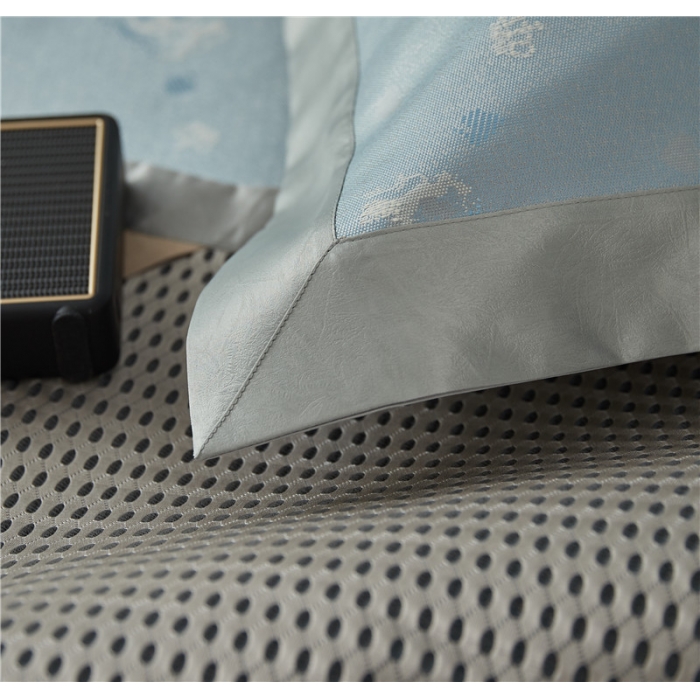 91家纺网 家纺一手货源 找家纺 时年家纺 2018新款冰露丝养生席提花欧式系列 皇家