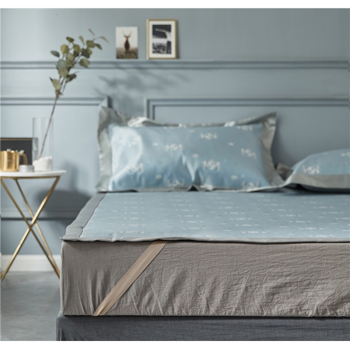 91家纺网 家纺一手货源 找家纺 时年家纺 2018新款冰露丝养生席提花欧式系列 皇家