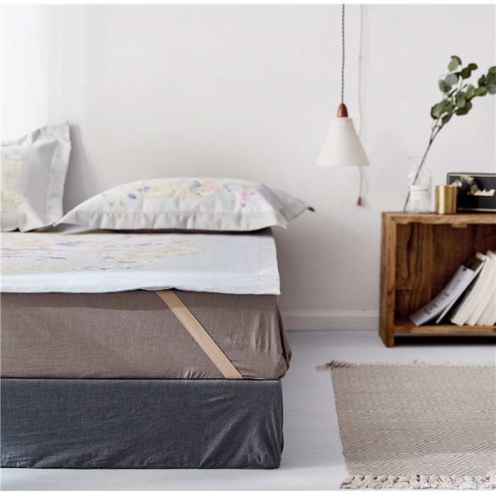 91家纺网 家纺一手货源 找家纺 时年家纺 2018新款冰露丝养生席印花花卉系列 浪漫花语