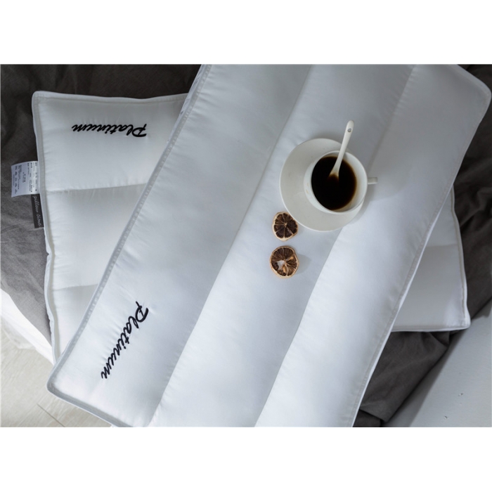 91家纺网 家纺一手货源 找家纺 时年家纺 80贡缎养生枕芯48*74cm 三条