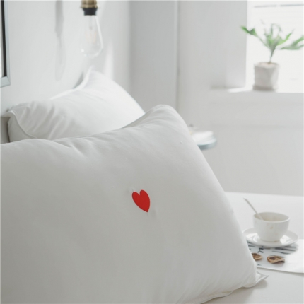 91家纺网 家纺一手货源 找家纺 （总）时年家纺 2018新款80贡缎绣花枕芯48*74cm