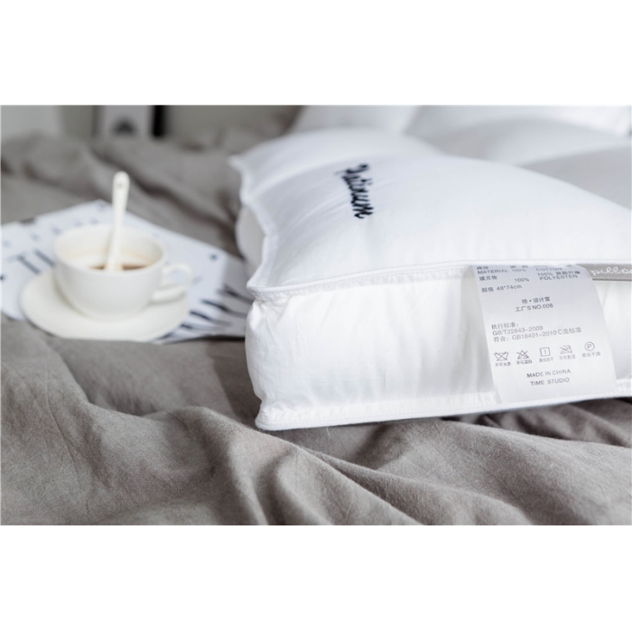 91家纺网 家纺一手货源 找家纺 时年家纺 80贡缎养生枕芯48*74cm 四格