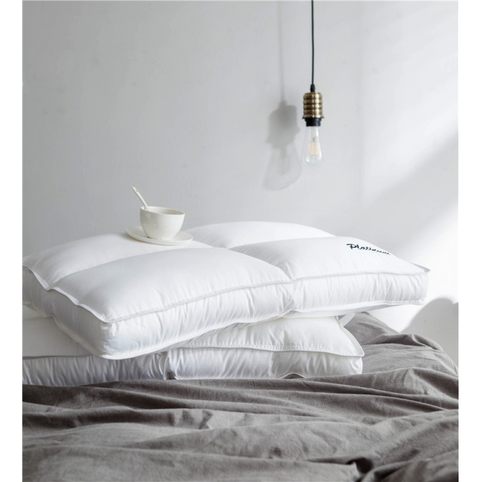 91家纺网 家纺一手货源 找家纺 时年家纺 80贡缎养生枕芯48*74cm 四格