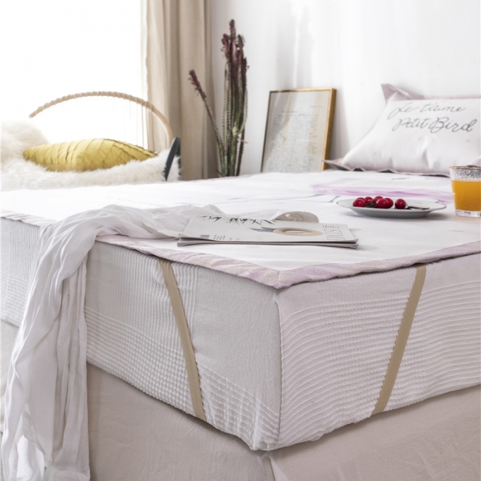 91家纺网 家纺一手货源 找家纺 时年家纺 2019新款凉席冰丝席冰露丝印花款 精灵舞者