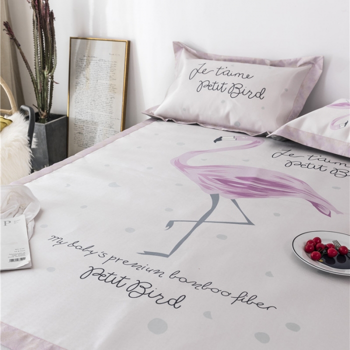 91家纺网 家纺一手货源 找家纺 时年家纺 2019新款凉席冰丝席冰露丝印花款 精灵舞者