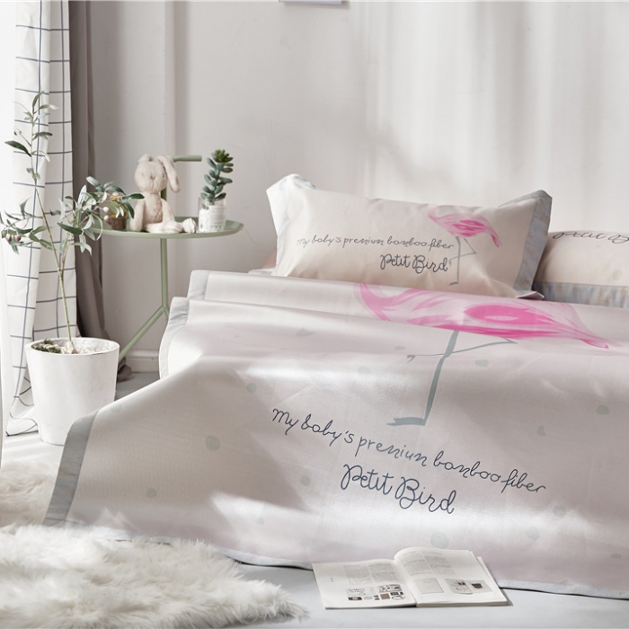 91家纺网 家纺一手货源 找家纺 时年家纺 2019新款凉席冰丝席冰露丝印花款 精灵舞者（2）