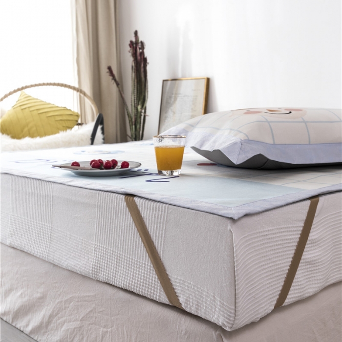 91家纺网 家纺一手货源 找家纺 时年家纺 2019新款凉席冰丝席冰露丝印花款 牛奶男孩