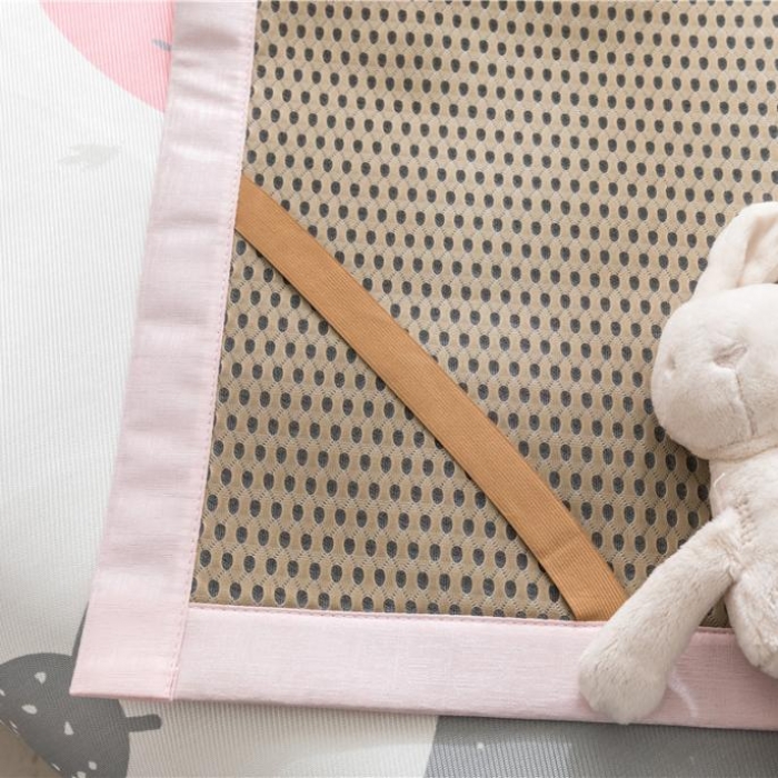 91家纺网 家纺一手货源 找家纺 时年家纺 2019新款凉席冰丝席水洗养生席 Mini女孩