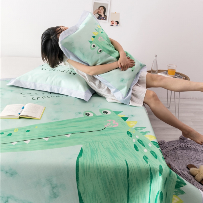 91家纺网 家纺一手货源 找家纺 （总）时年家纺 2019新款凉席冰丝席冰露丝印花款