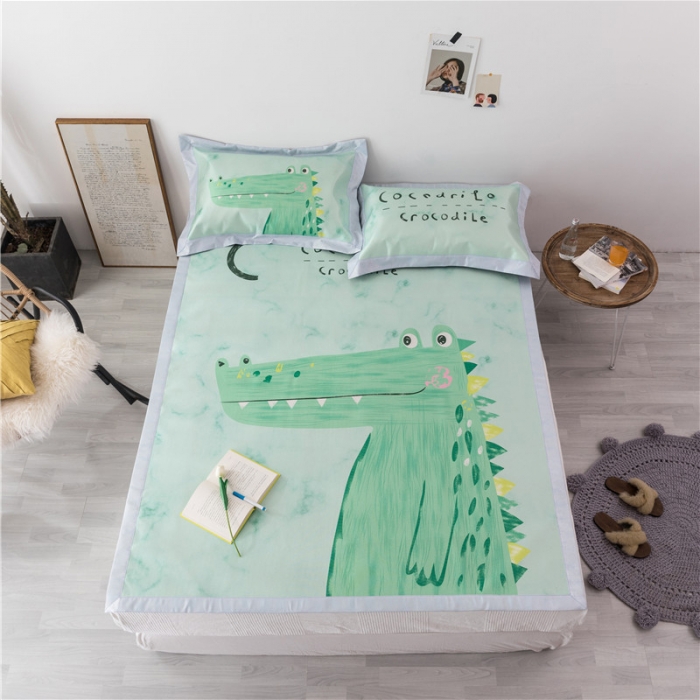 91家纺网 家纺一手货源 找家纺 （总）时年家纺 2019新款凉席冰丝席冰露丝印花款