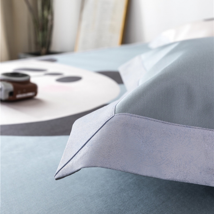 91家纺网 家纺一手货源 找家纺 时年家纺 2019新款凉席冰丝席冰露丝印花款 大熊猫