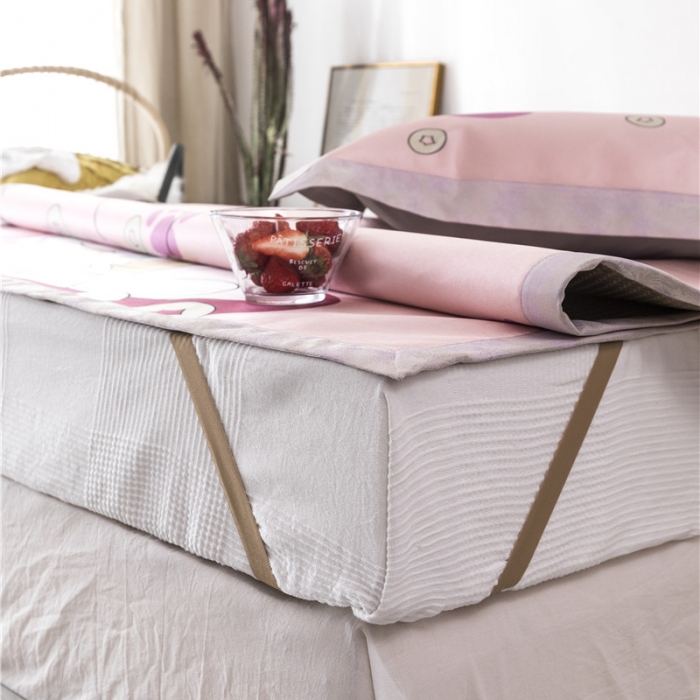 91家纺网 家纺一手货源 找家纺 时年家纺 2019新款凉席冰丝席冰露丝印花款 发财猪猪