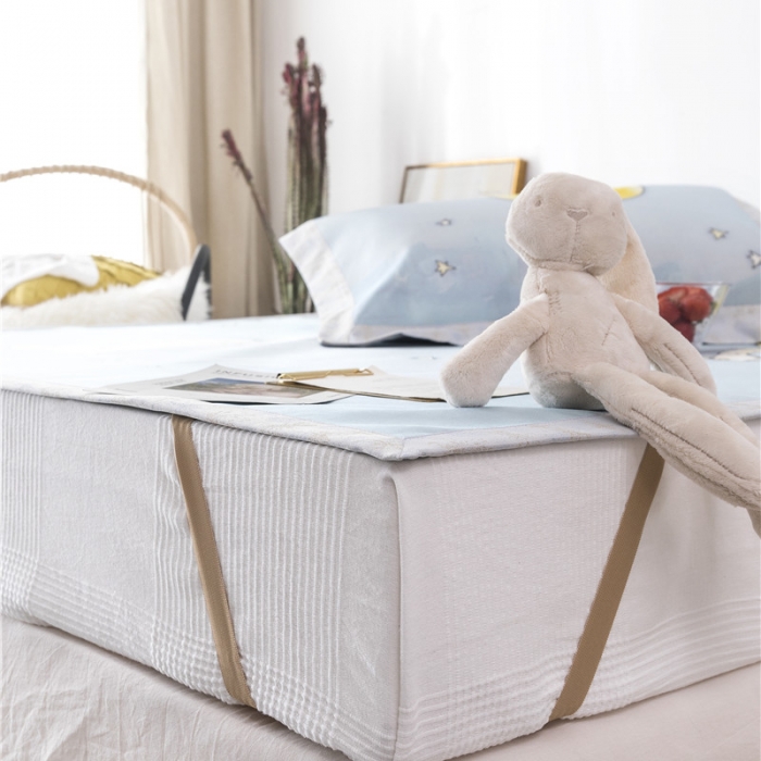 91家纺网 家纺一手货源 找家纺 时年家纺 2019新款凉席冰丝席冰露丝印花款 梦中兔