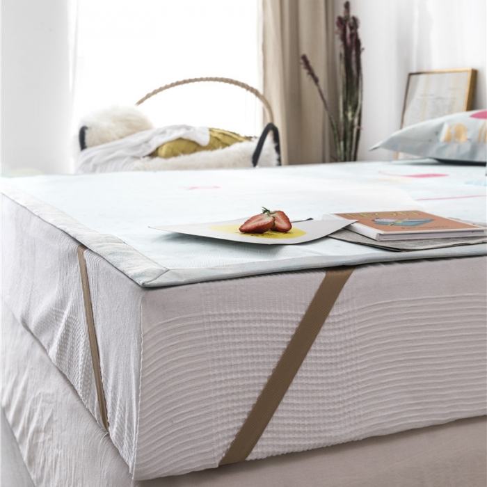 91家纺网 家纺一手货源 找家纺 时年家纺 2019新款凉席冰丝席冰露丝印花款 奇幻森林