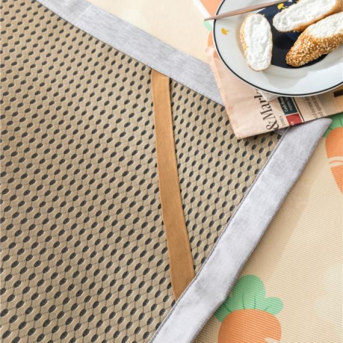 91家纺网 家纺一手货源 找家纺 时年家纺 2019新款凉席冰丝席水洗养生席 胡萝卜