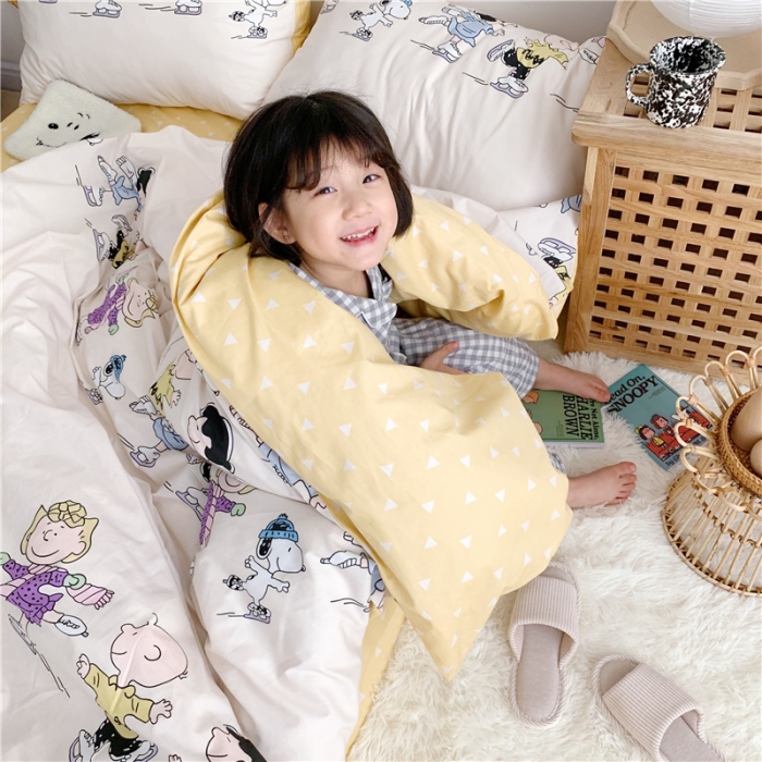 91家纺网 家纺一手货源 找家纺 （总）时年家纺 2019新款全棉小可爱系列四件套 床单款